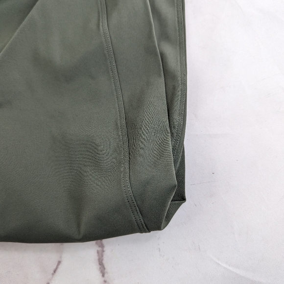 ADAY Leggings Womens Green Brakes On Pant Pull On A Day High Rise Crop Ankle - Picture 9 of 11